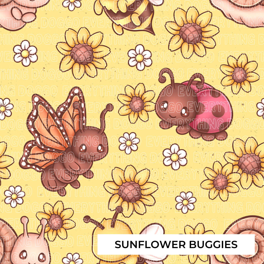 Bugs and Blooms -  Bandana (Reversible)