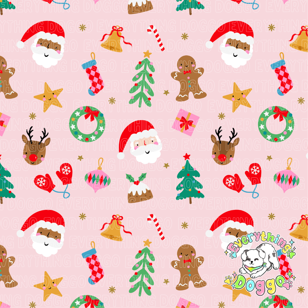 Pink Christmas - Bandana