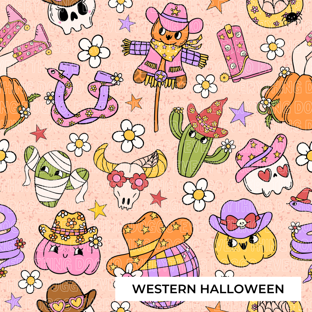 Western Halloween -  Bandana (Reversible)