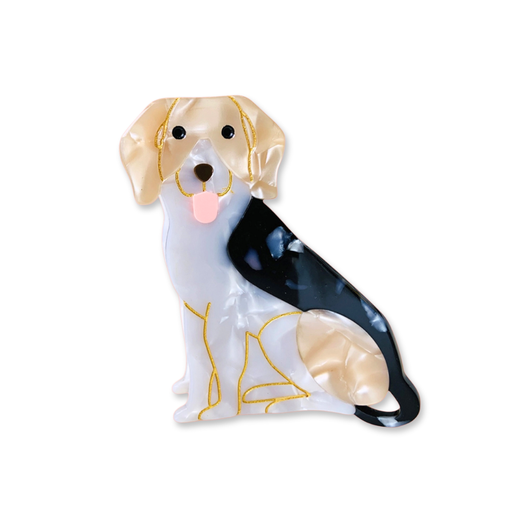 Beagle Hair Claw Clip