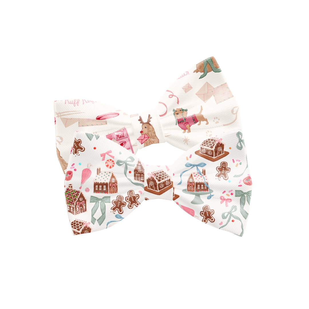 Dear Santa Ruff Ruff (October Monthly Mystery) - Bow