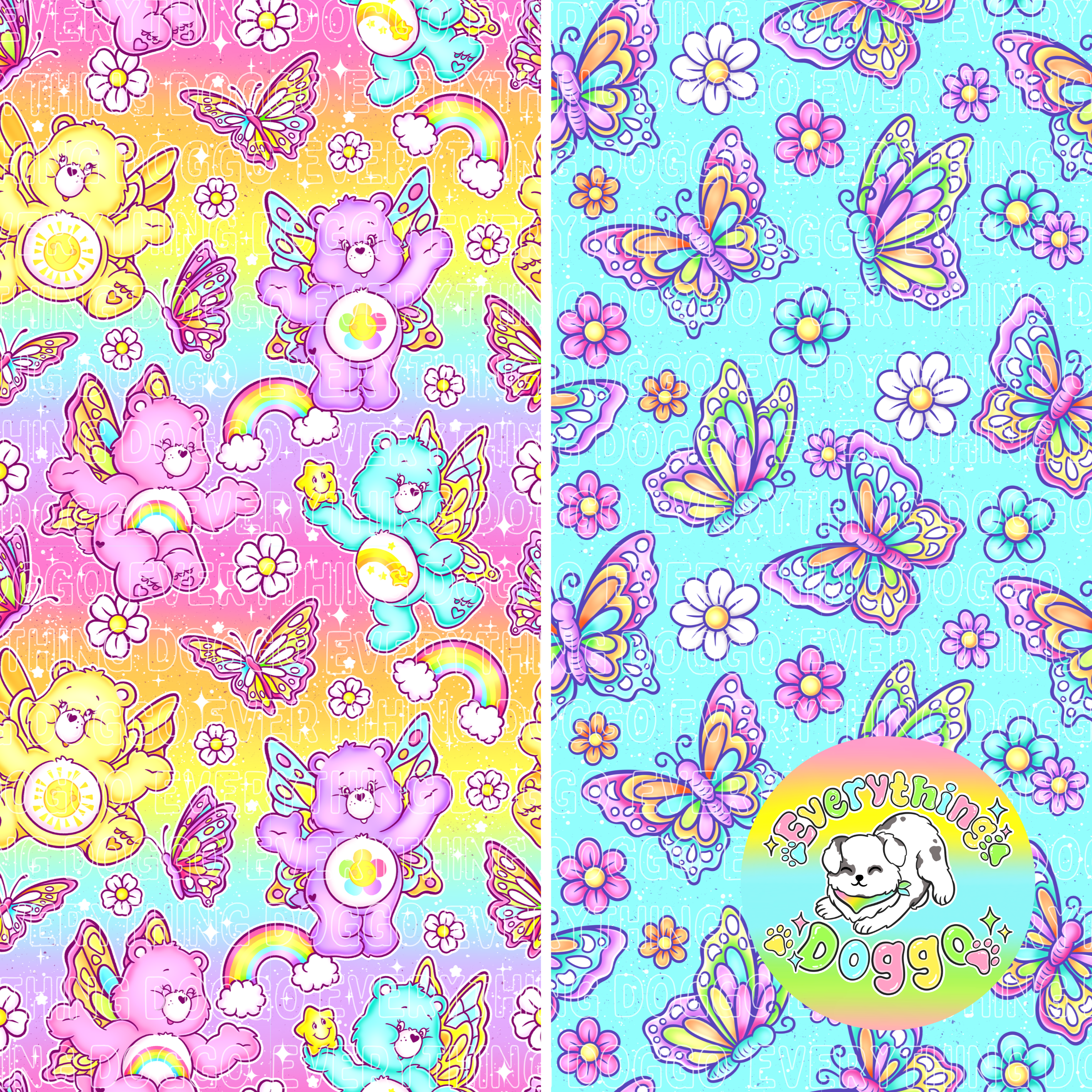 Butterfly Bears - Bandana (Reversible)