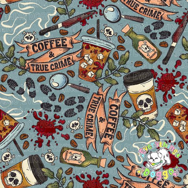 Coffee and True Crime - Bandana