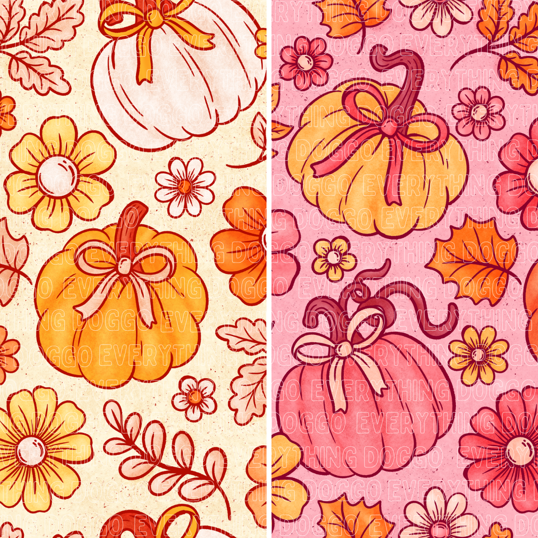 Coquette Pumpkins -  Bandana (Reversible)