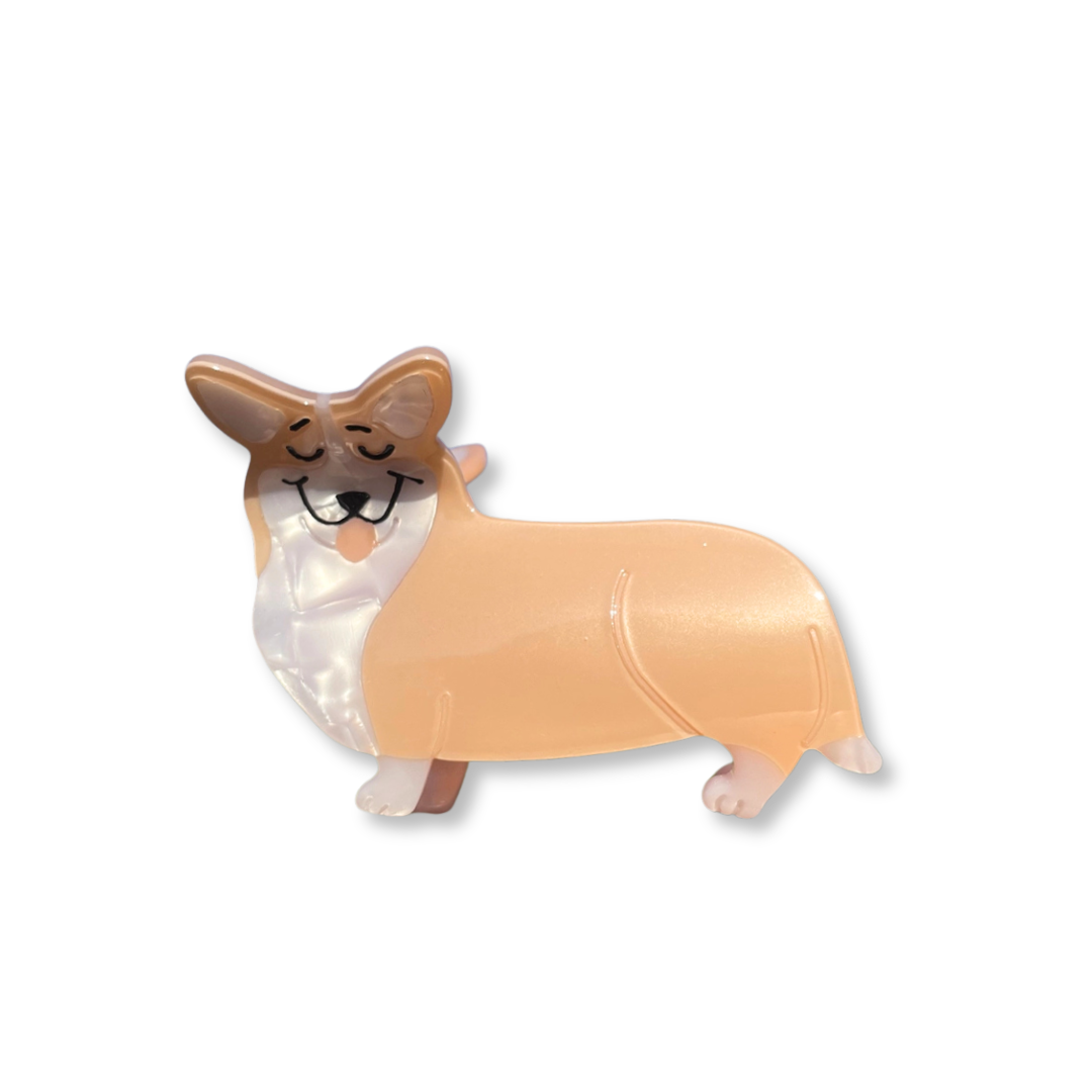 Corgi Hair Claw Clip