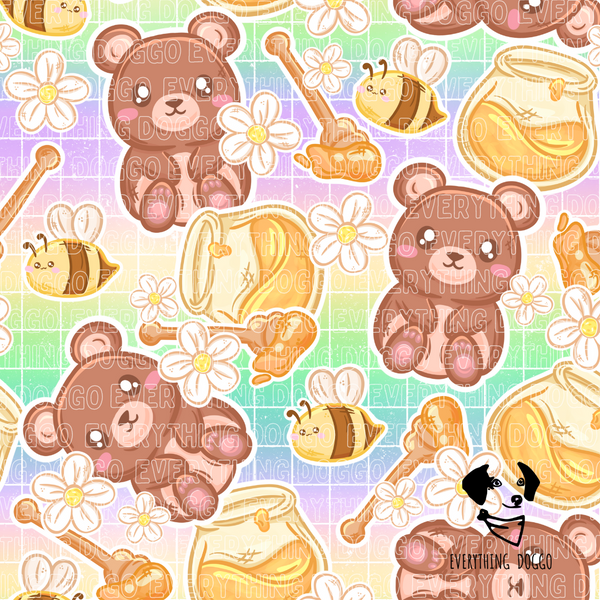 Cute Honey Bears (June Everyday Mystery #2) - Bandana