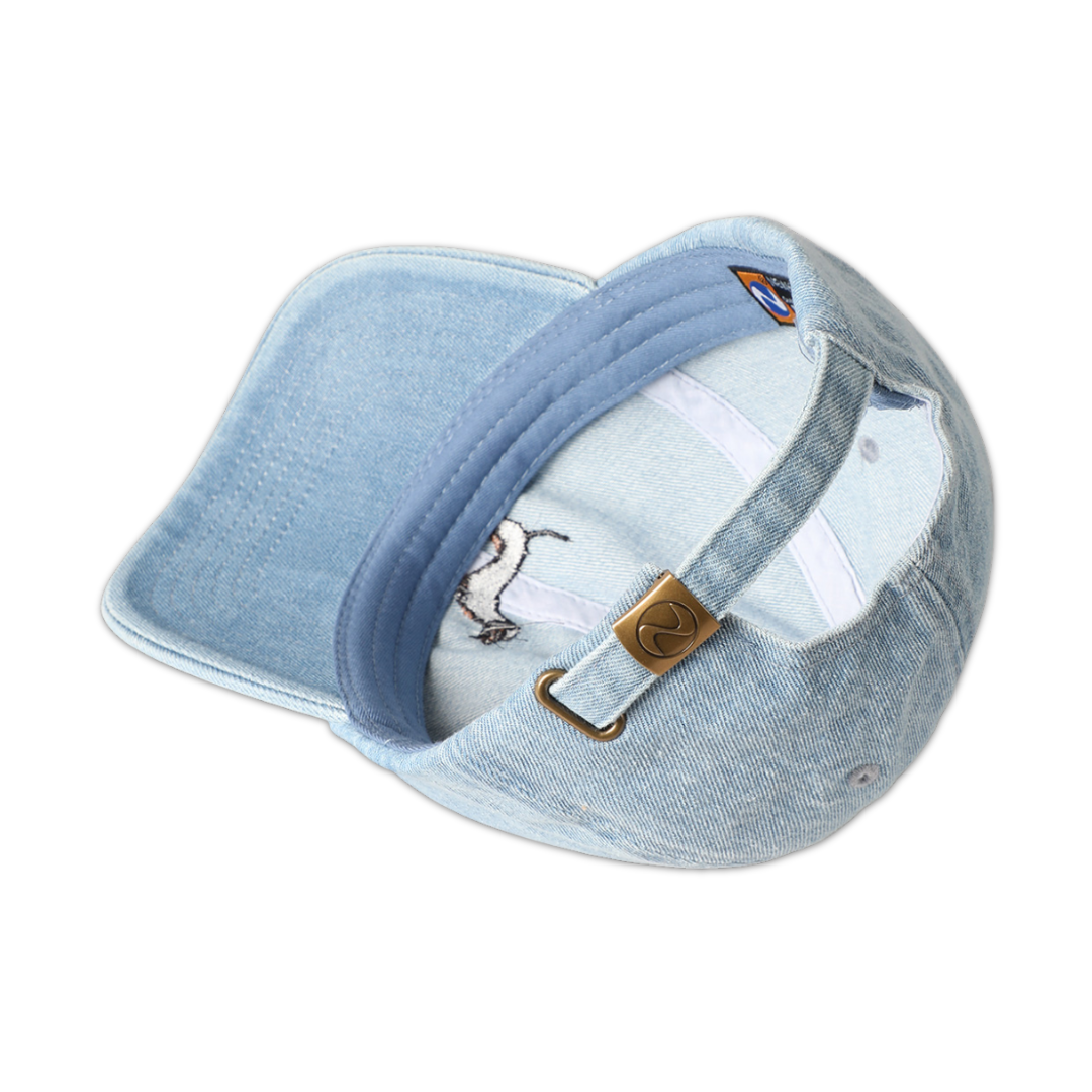 Dachshund Dog Embroidered Denim Baseball Cap