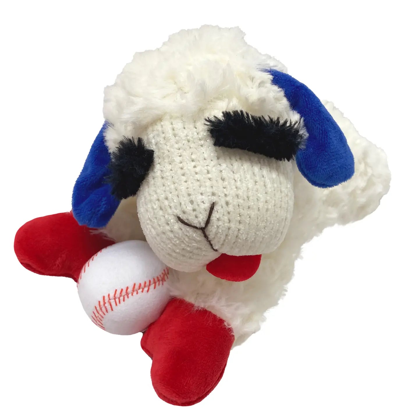Baseball Lamb Chop Dog Toy