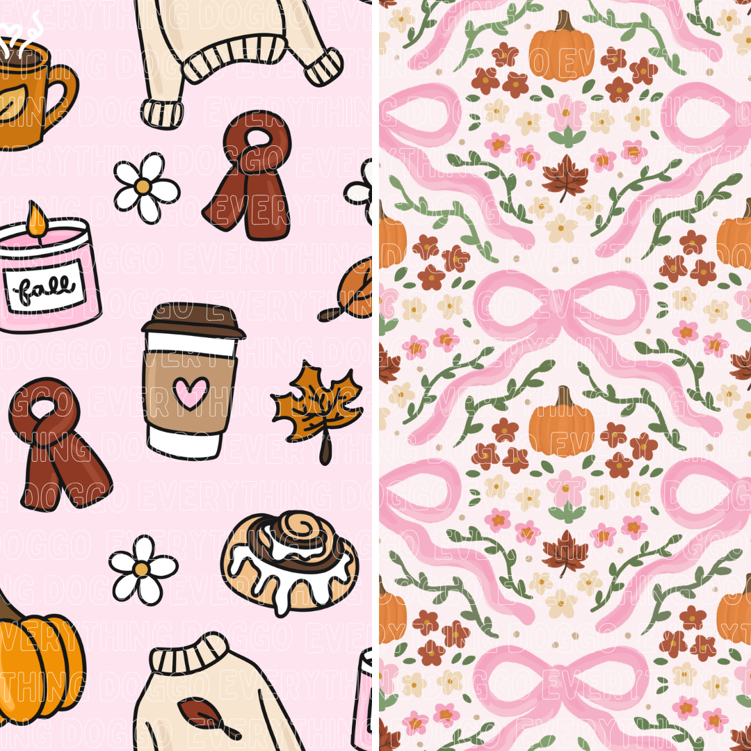 Cozy Girl Fall -  Bandana (Reversible)