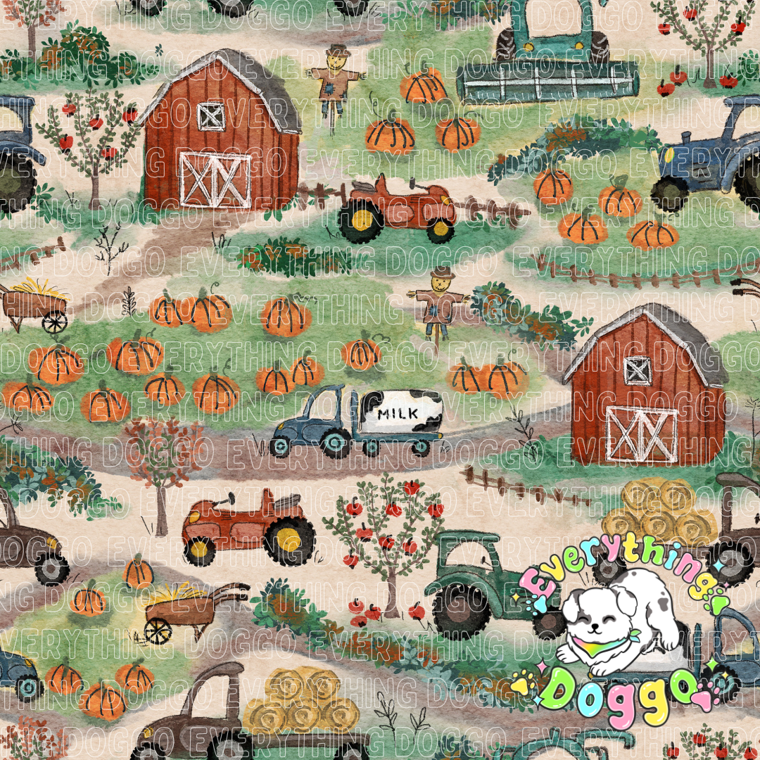 Fall Farm -  Bandana (Reversible)