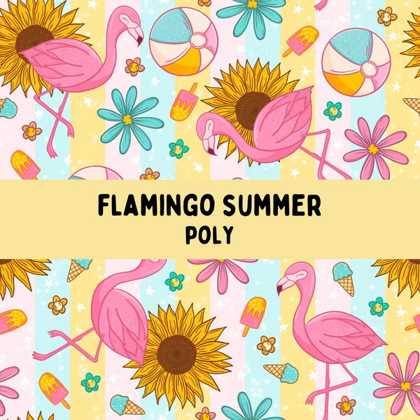 Flamingo Summer - Classic Tie On Bandana