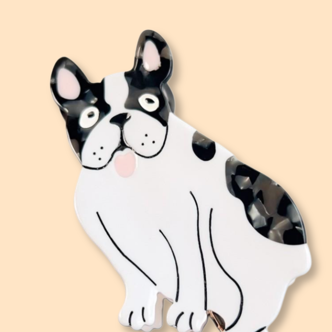 Frenchie Hair Claw Clip
