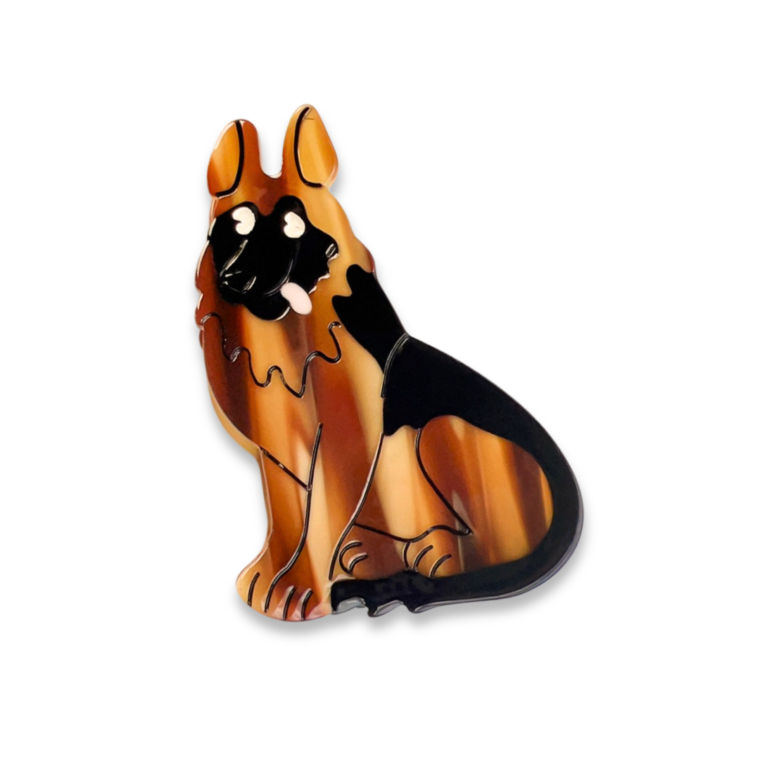 German Shepherd Hair Claw Clip