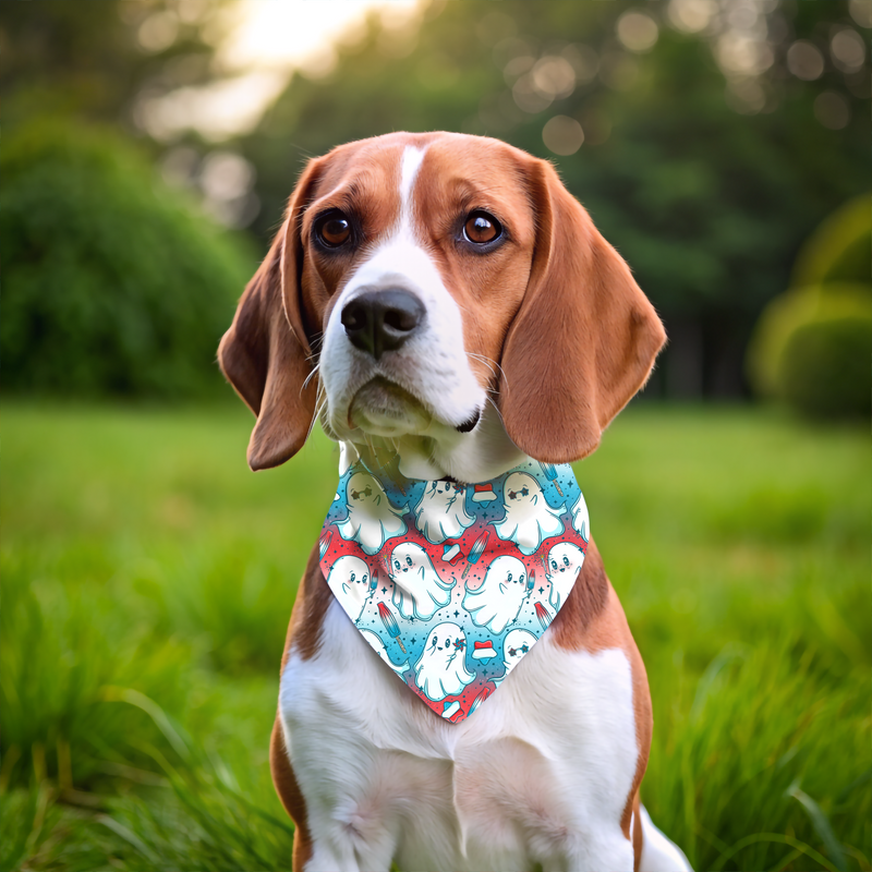 Red White and Boo - Bandana