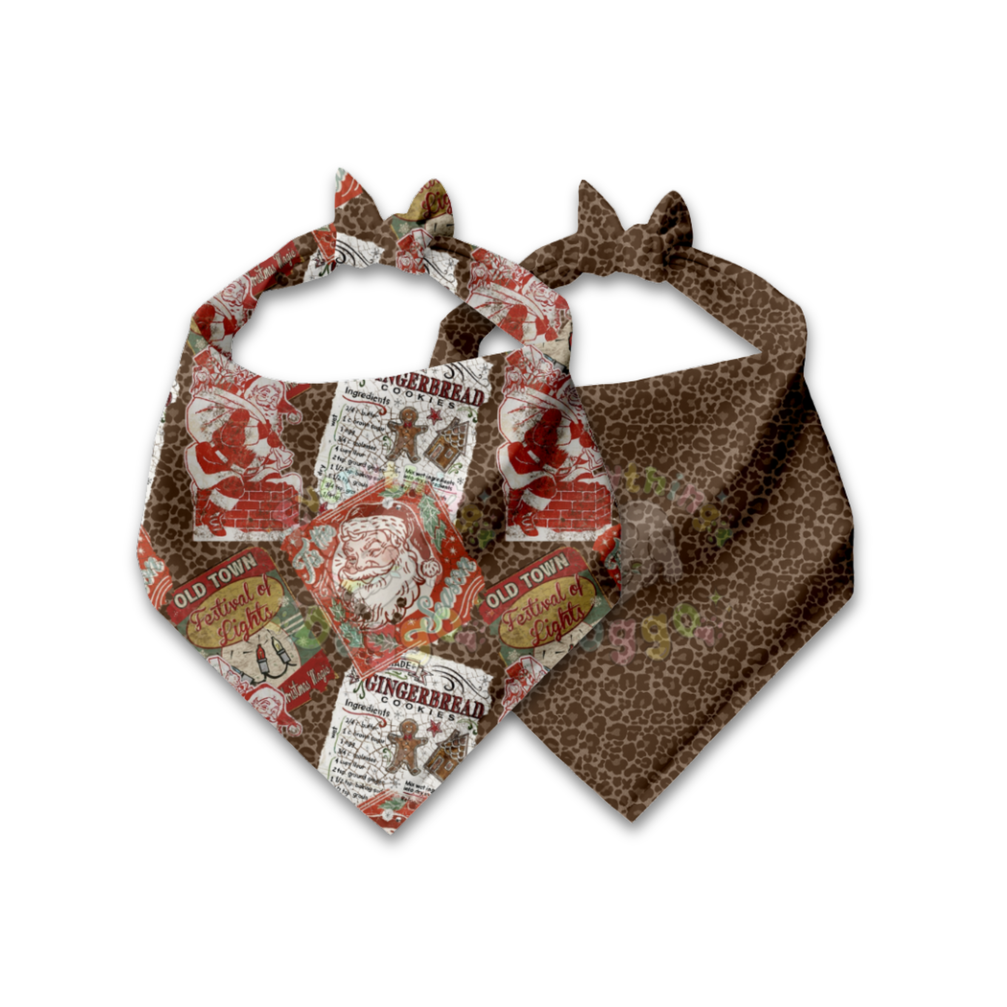 Vintage Santa - Bandana (Reversible)