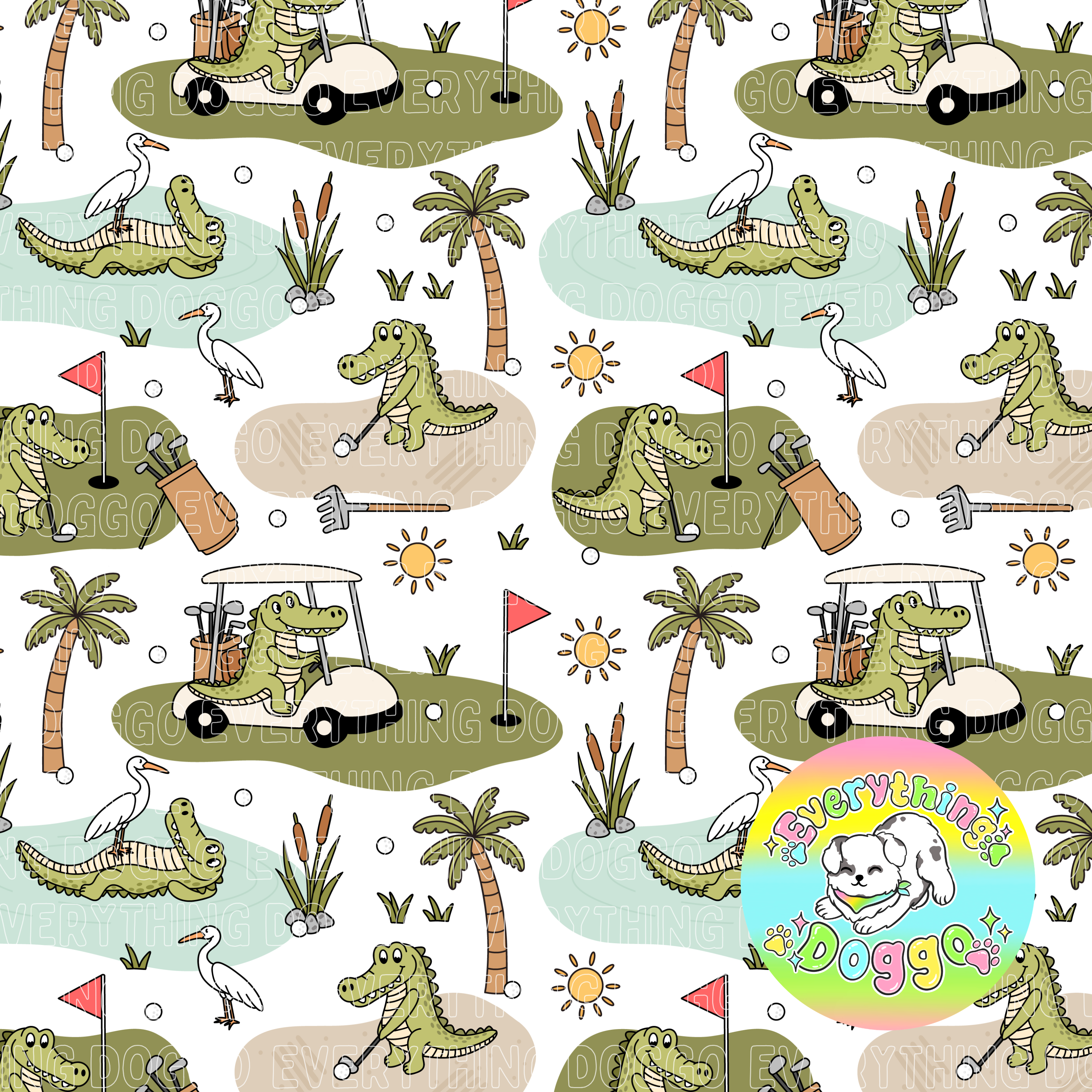 Golfing Gators - Bandana