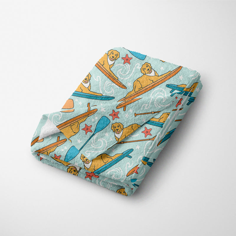 Surfing Goldens - Towel