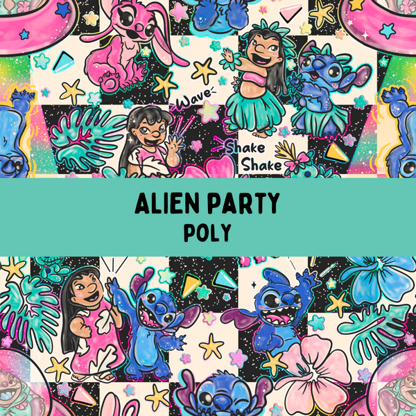 Alien Party - Classic Tie On Bandana