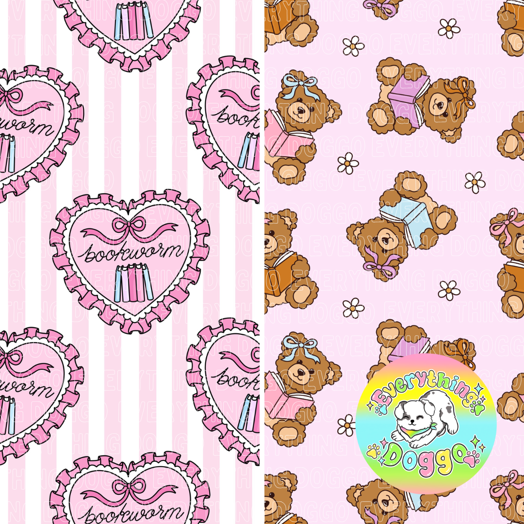 Bookworm Coquette - Bandana (Reversible)