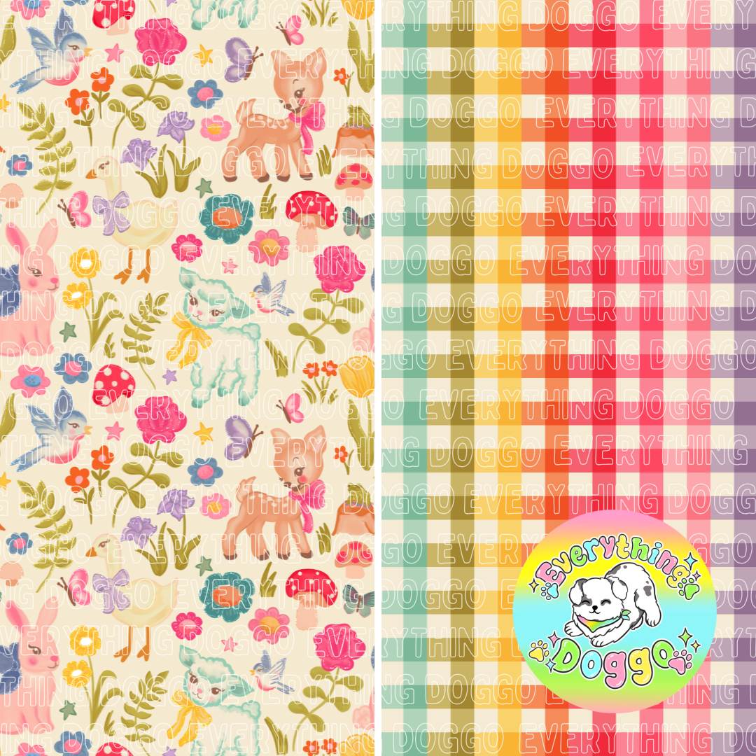 Spring Forest Floral - Bandana (Reversible)
