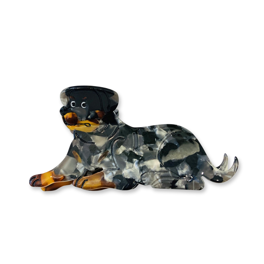 Rottweiler Hair Claw Clip