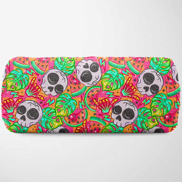 Neon Fruit Skulls - Towel