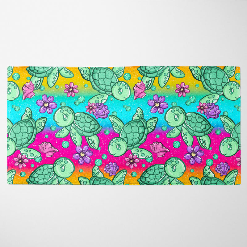 Turtle Rainbow - Towel