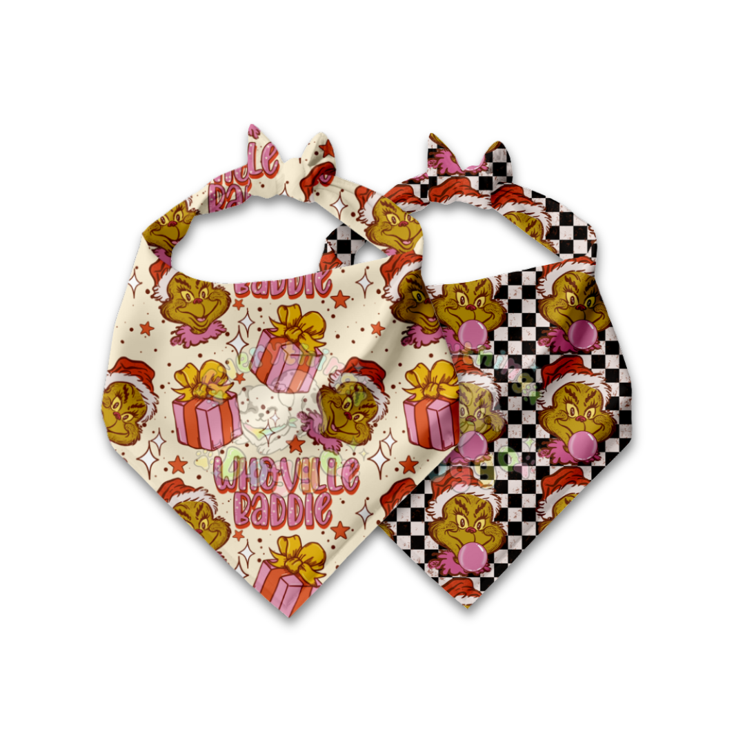 Whoville Baddie - Bandana (Reversible)