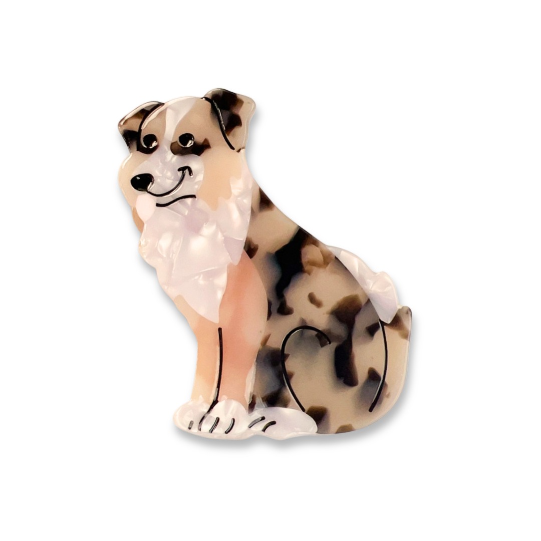 Australian Shepherd Hair Claw Clip