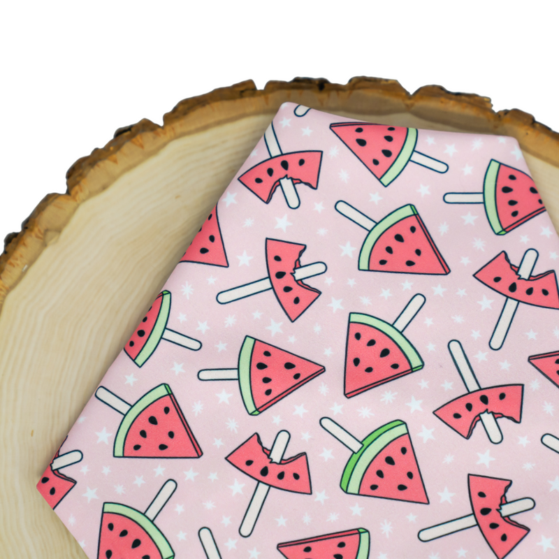 Watermelon Popsicles - Classic Tie On Bandana