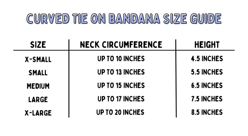 Superhero Suckers - Curved Tie On Bandana
