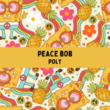 Peace Bob - Curved Tie On Bandana
