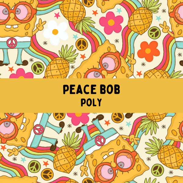 Peace Bob - Curved Tie On Bandana