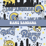 Rams - Classic Tie On Bandana
