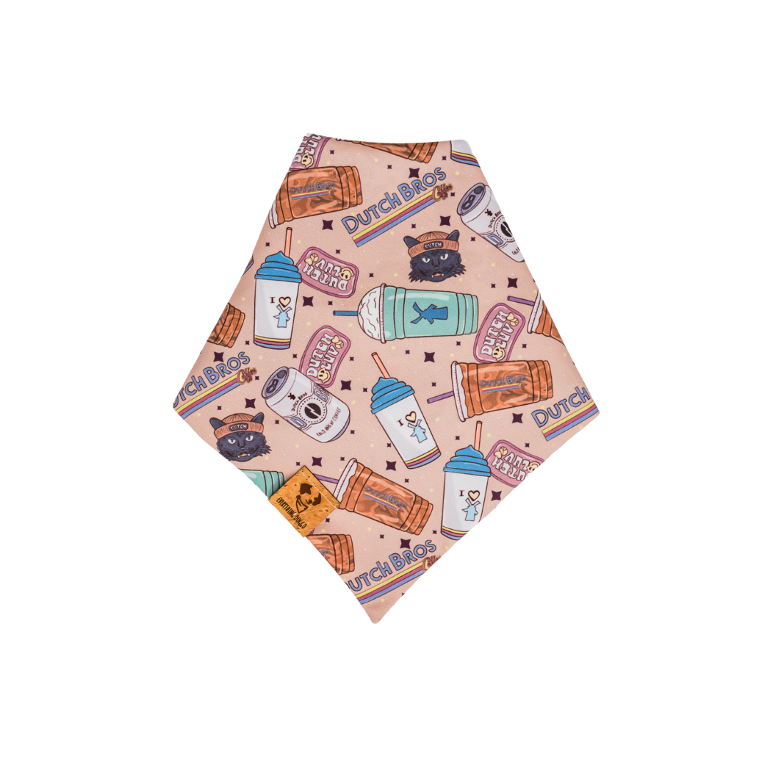 Dutch Coffee - Classic Tie On Bandana