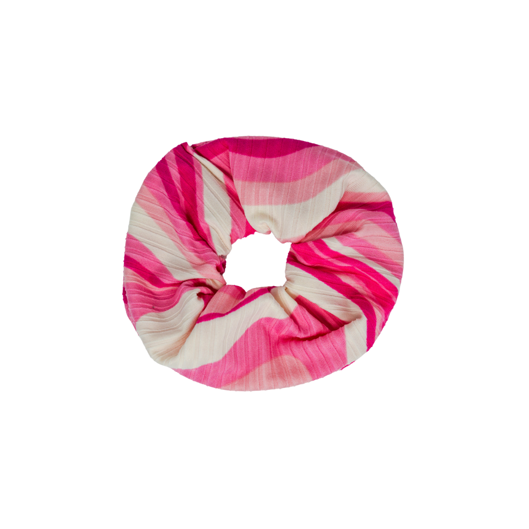 Pink Swirl - Yummy Rib Scrunchie