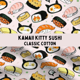 Kawaii Kitty Sushi - Classic Tie On Bandana