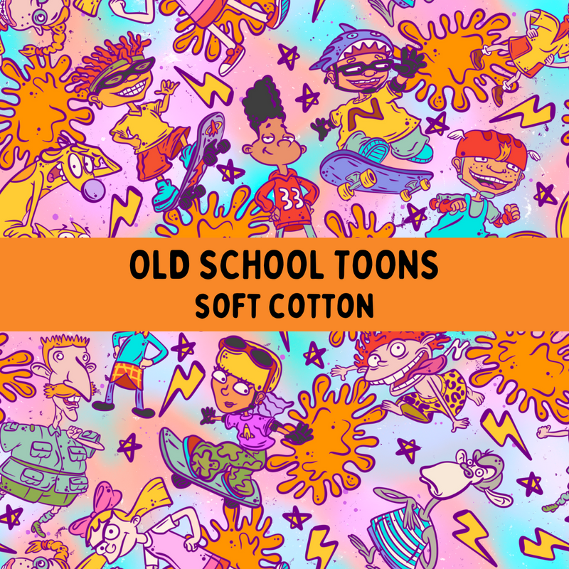 Old School Toons - Classic Tie On Bandana