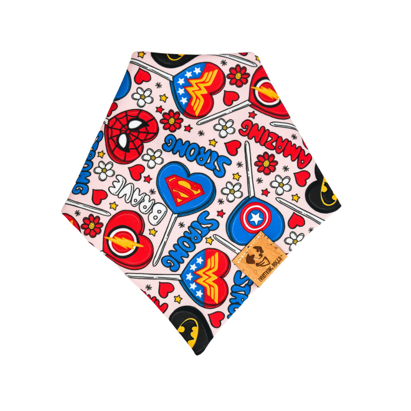 Superhero Suckers - Classic Tie On Bandana