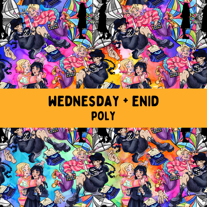 Wednesday + Enid - Classic Tie On Bandana
