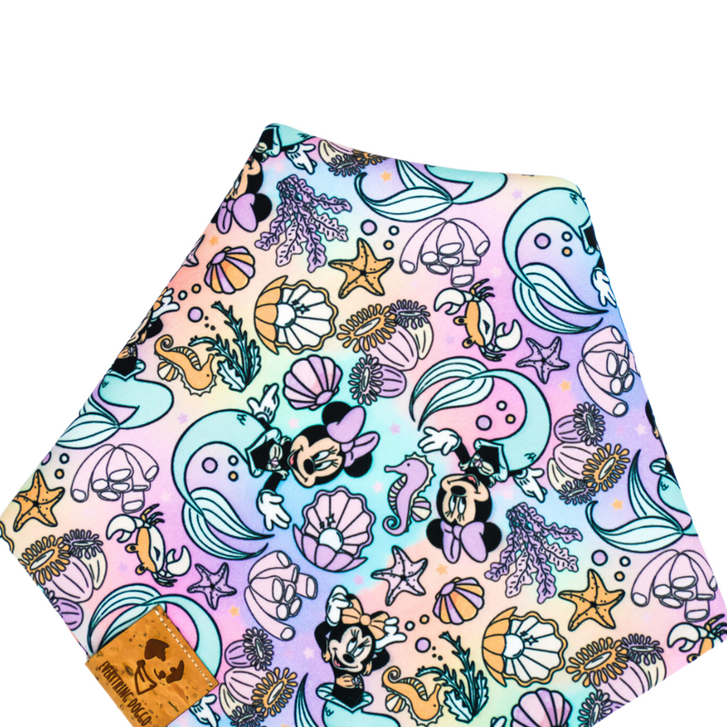 Mousey Mermaid - Classic Tie On Bandana