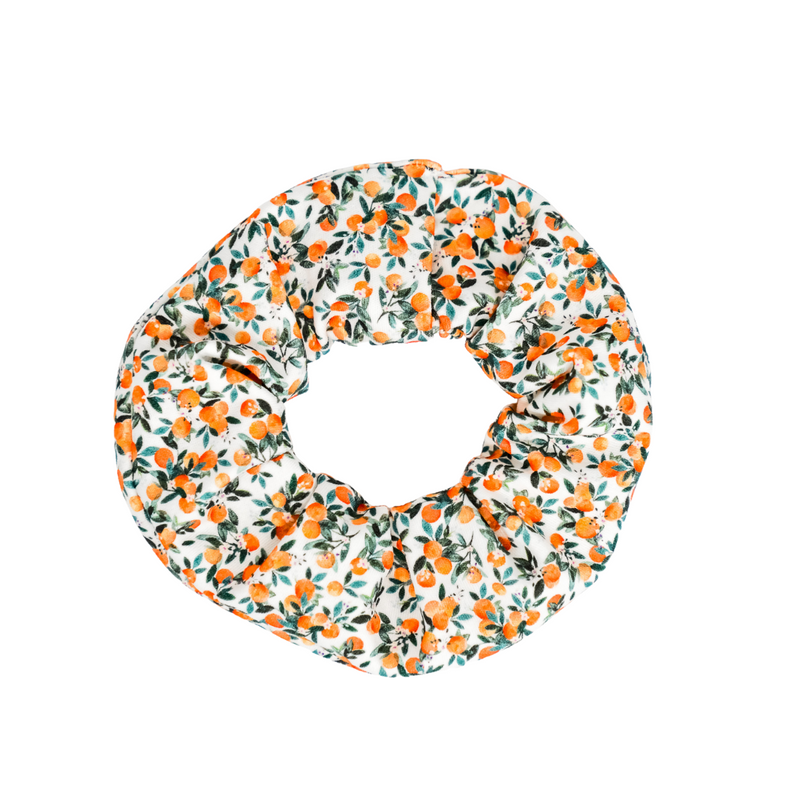 Clementine - Organic Cotton Knit Scrunchie