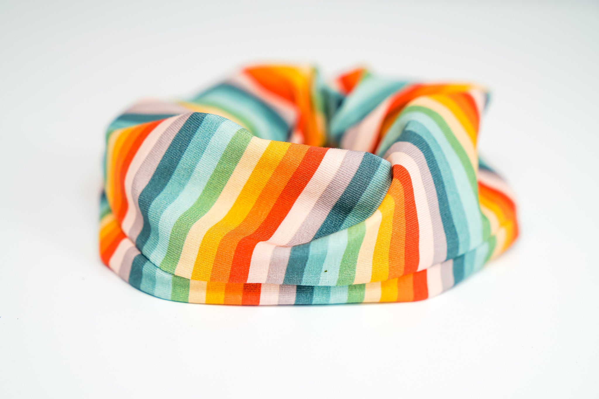 Rainbow - Jersey Knit Scrunchie