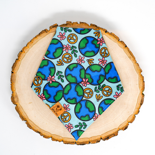 Earth Day - Classic Tie On Bandana
