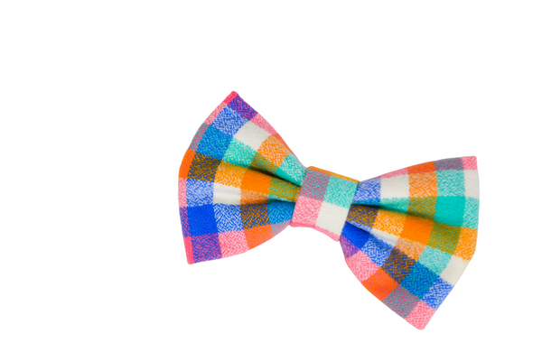 Easter Plaid - Flannel Bow