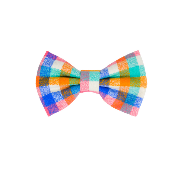 Easter Plaid - Flannel Bow
