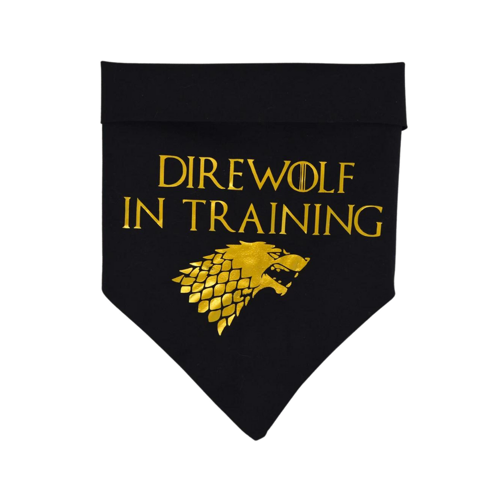 Direwolf in training dog bandana best sale