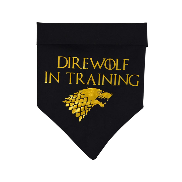 Direwolf in Training - Classic Tie On Bandana