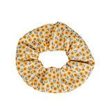 Sunflowers - Organic Cotton Knit Scrunchie